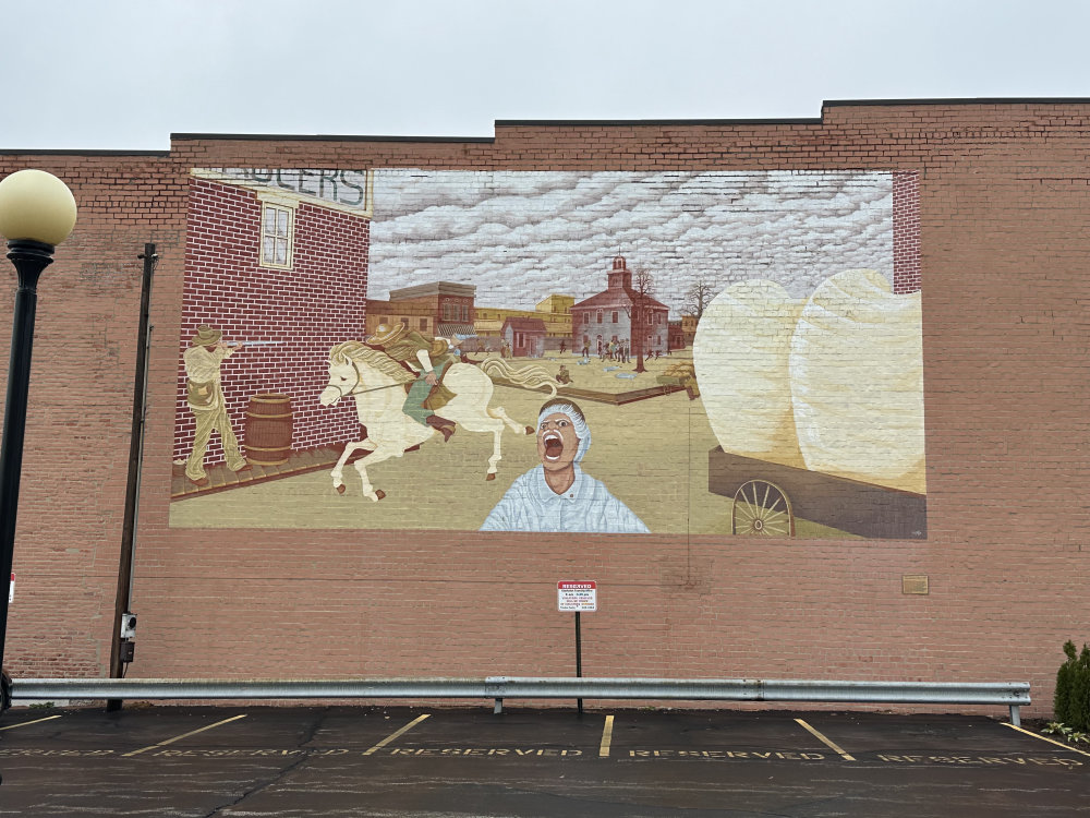 mural in Charleston by artist unknown.