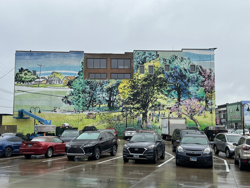 mural in Mattoon by artist unknown.