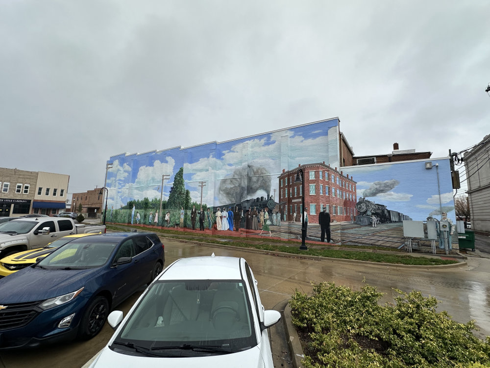 mural in Mattoon by artist unknown.