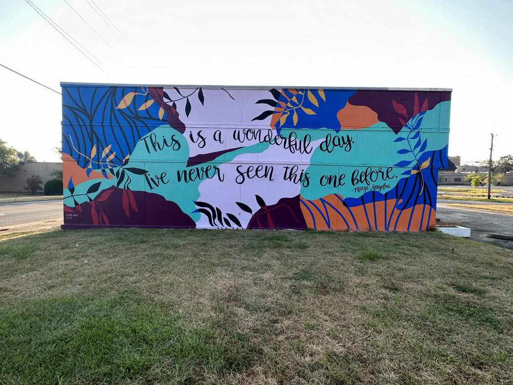 mural in Hattiesburg by artist unknown.