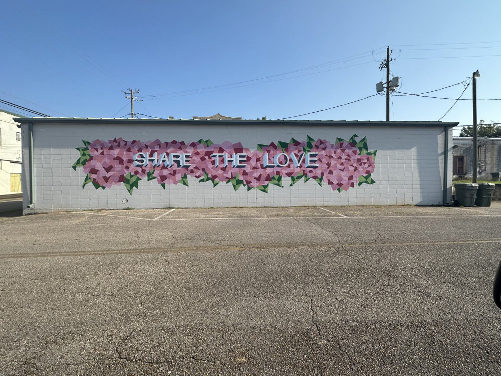 mural in Greenville by artist unknown.