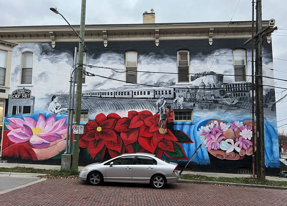 mural in Grand Rapids by artist unknown.