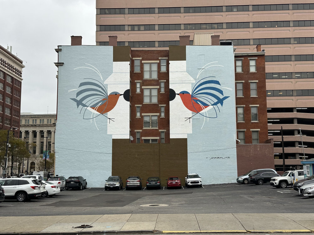 mural in Cincinnati by artist unknown.