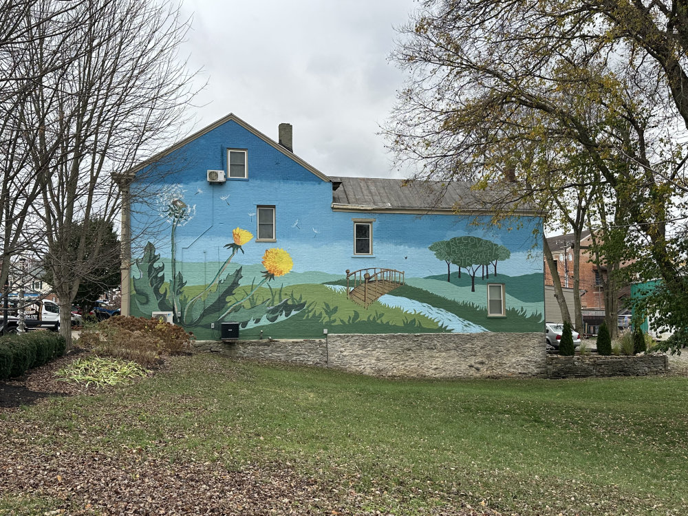 mural in Lawrenceburg by artist unknown.