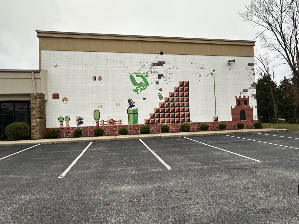 mural in Bloomington by artist unknown.