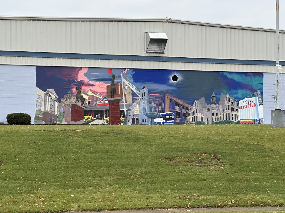 mural in Mansfield by artist unknown.