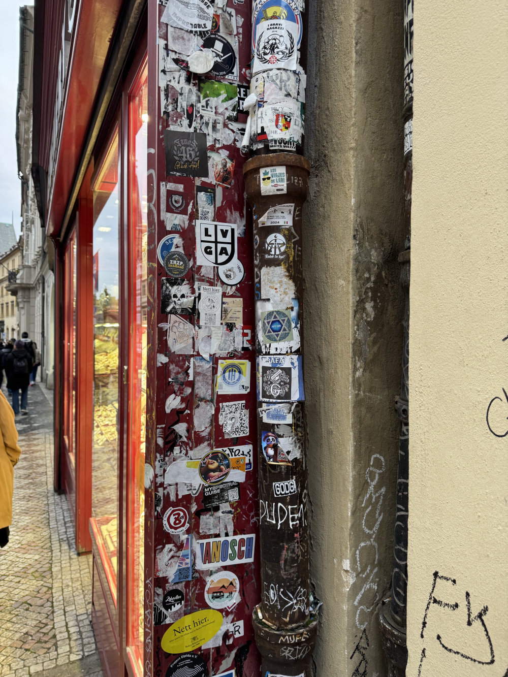 mural in Praha 1 by artist unknown.