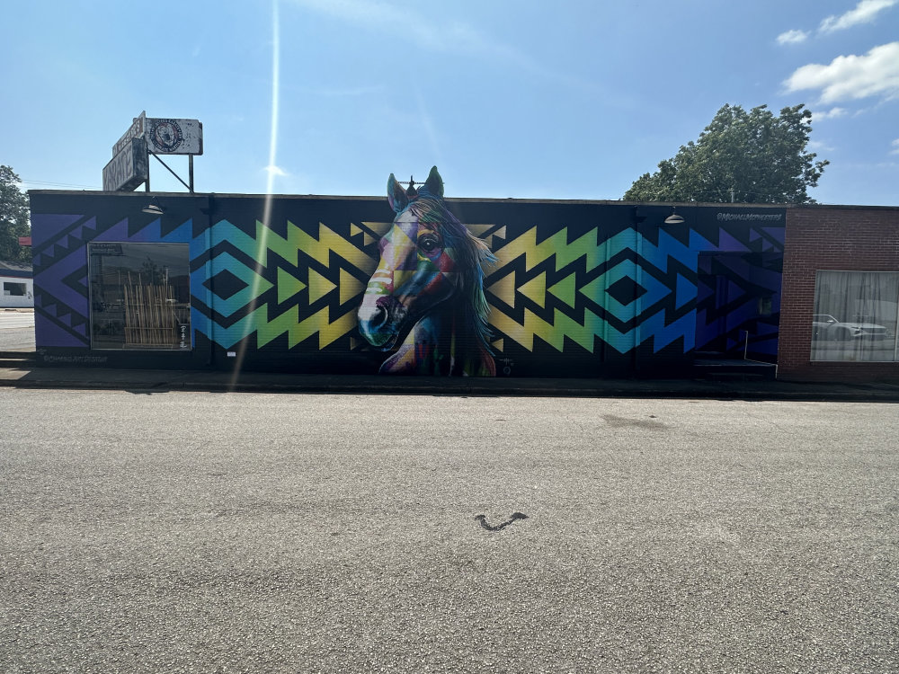 mural in Decatur by artist unknown.