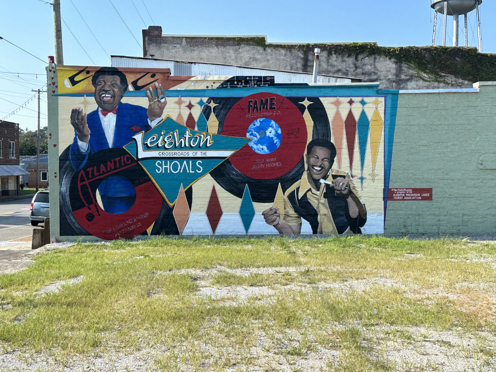 mural in Leighton by artist unknown.