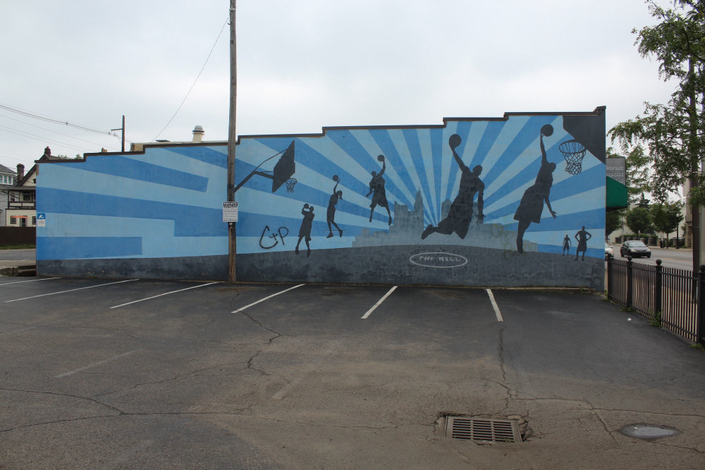 mural in Columbus by artist unknown.