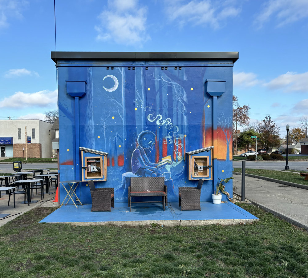 mural in Columbus by artist Luka Weinberger.