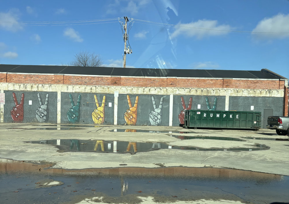 mural in Columbus by artist unknown.