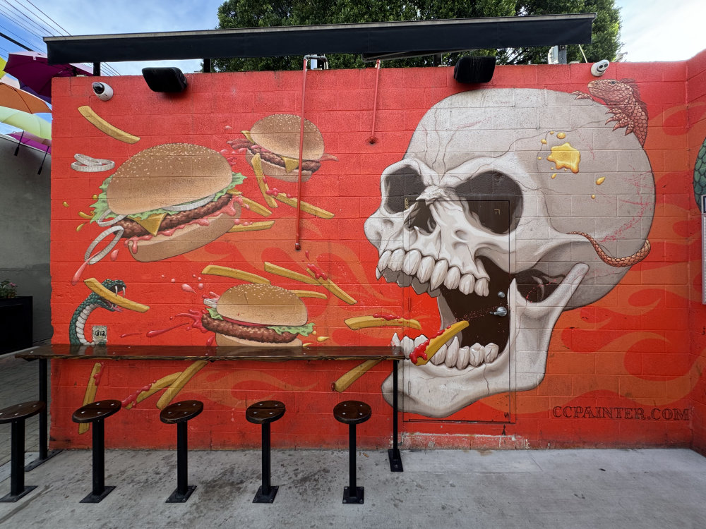 mural in Redlands by artist unknown.