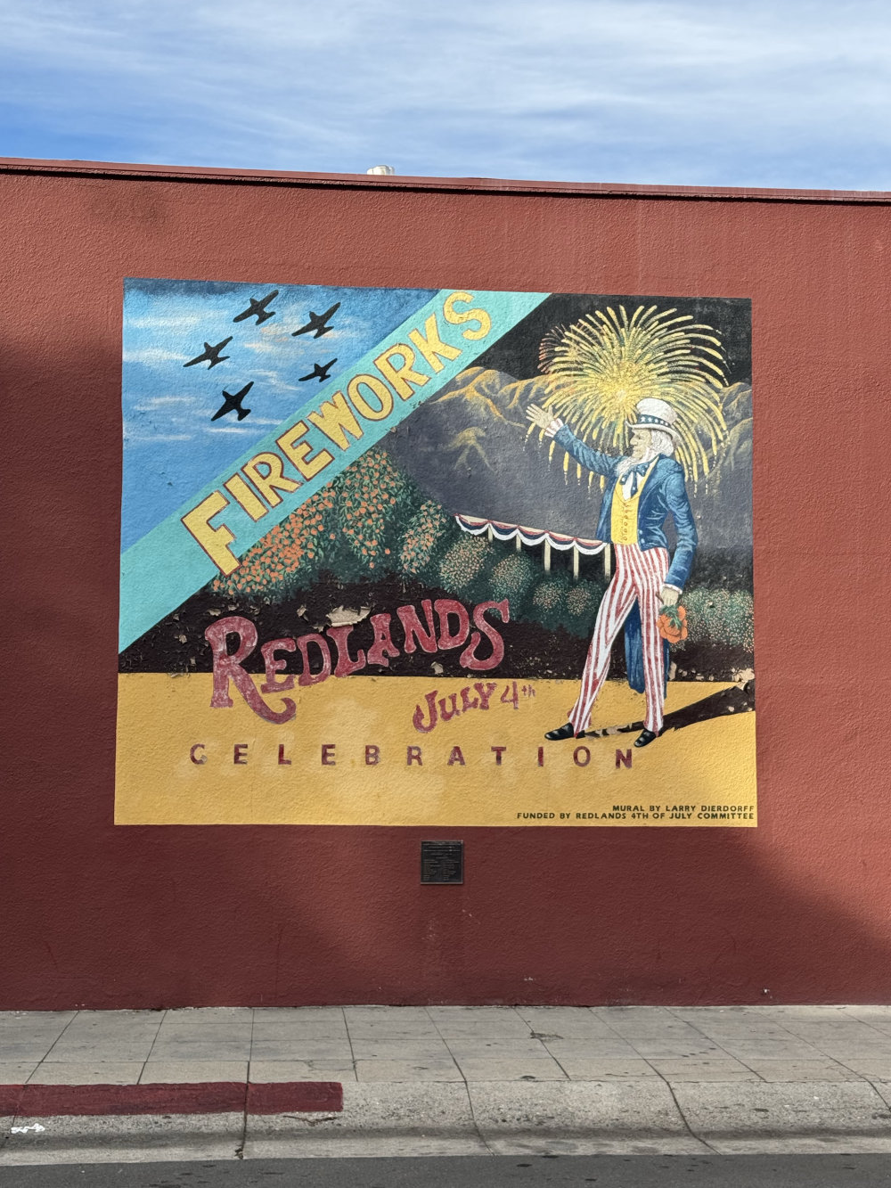 mural in Redlands by artist unknown.