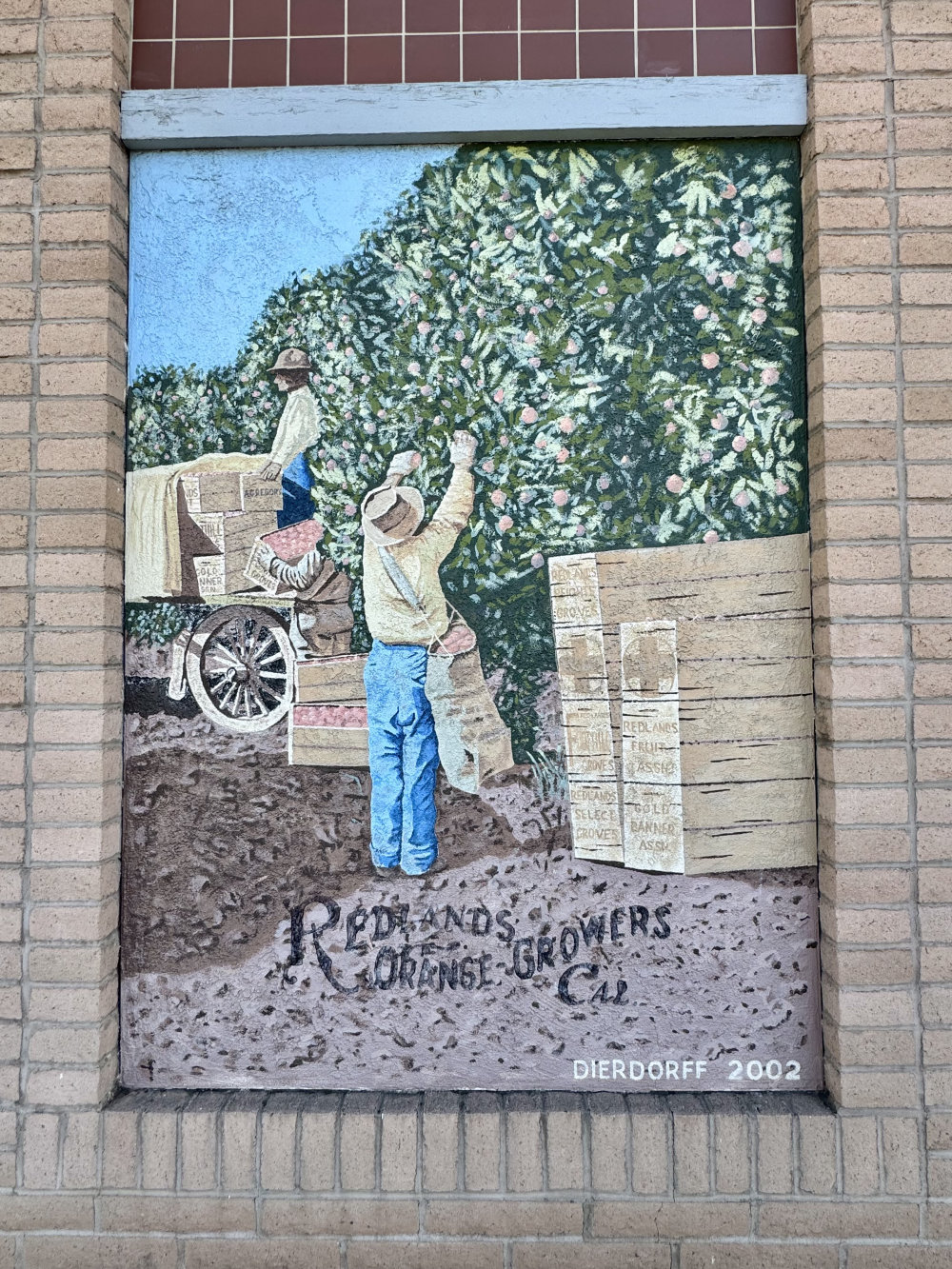 mural in Redlands by artist unknown.