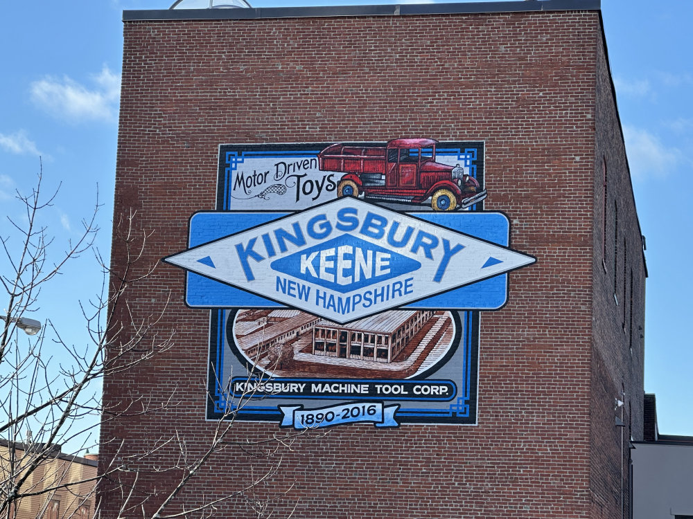 mural in Keene by artist unknown.