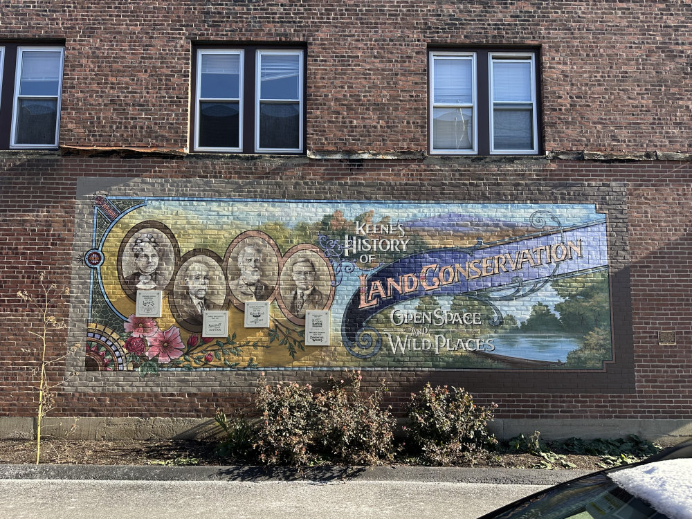 mural in Keene by artist unknown.