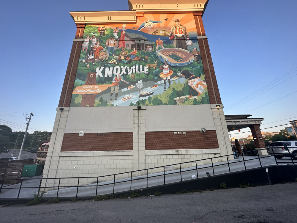 mural in Knoxville by artist unknown.