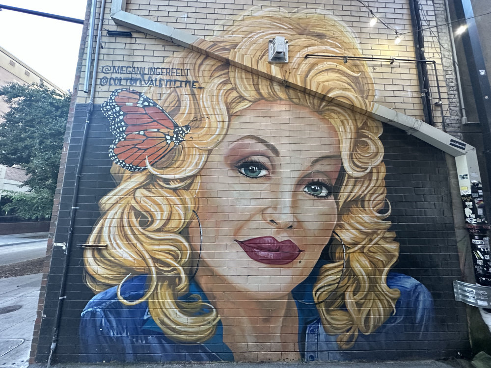 mural in Knoxville by artist unknown.