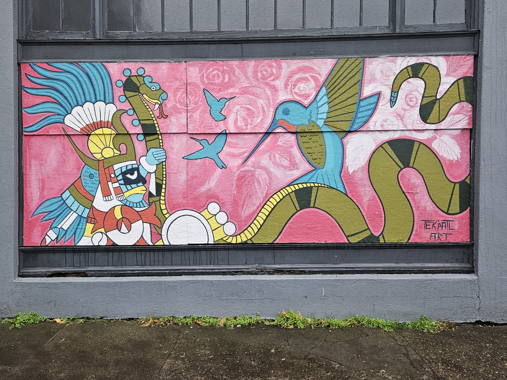 mural in Portland by artist unknown.