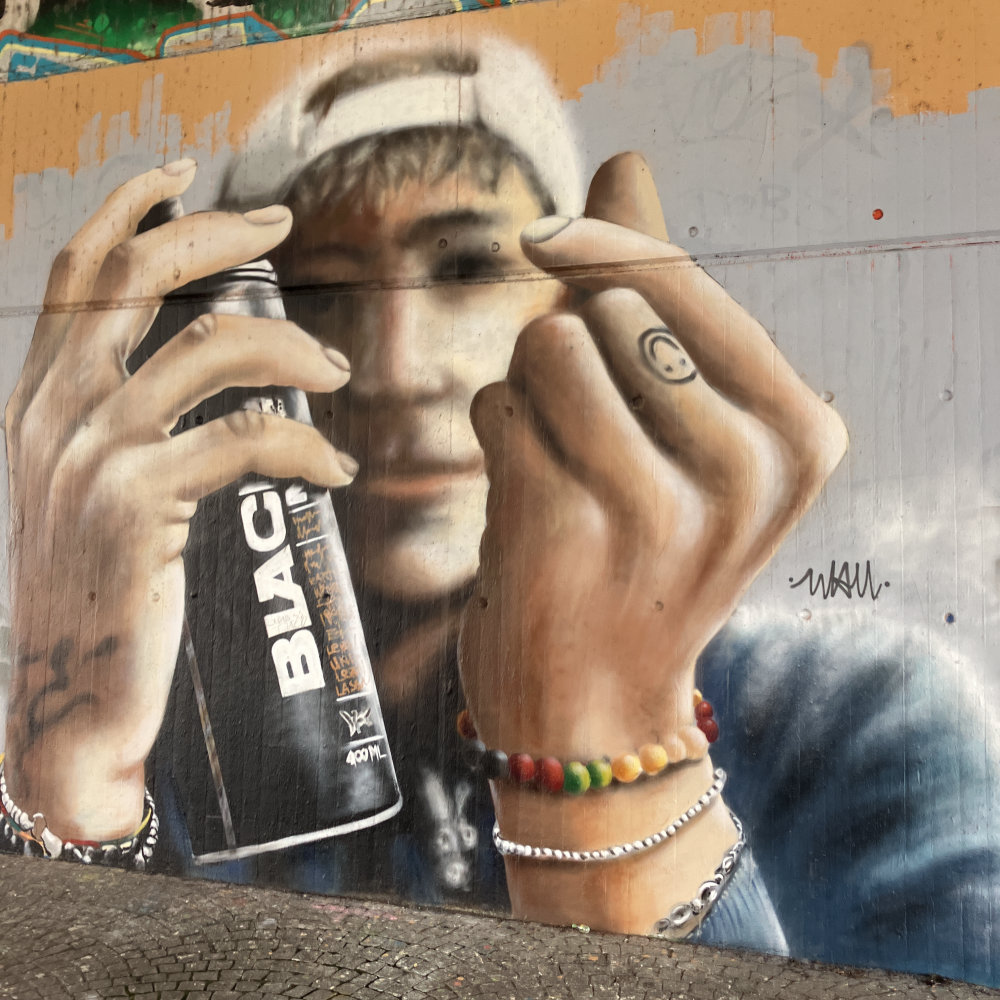 mural in Konstanz by artist unknown.