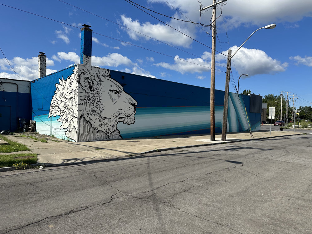 mural in Buffalo by artist unknown.