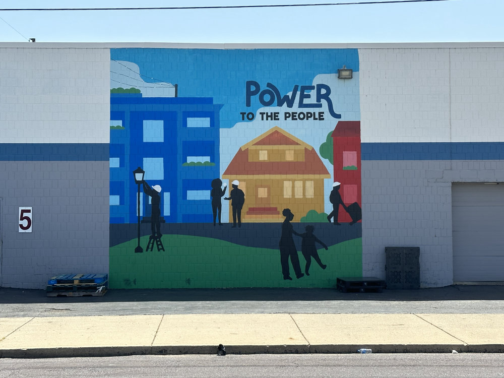 mural in Peoria by artist unknown.