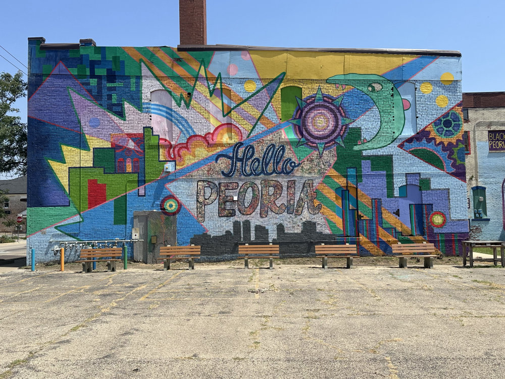 mural in Peoria by artist unknown.