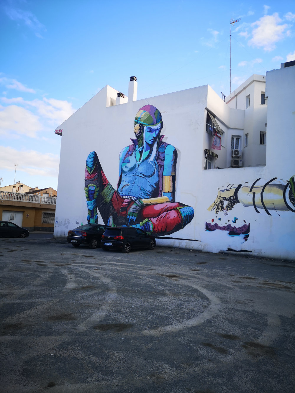 mural in Torre-Pacheco by artist Deih.