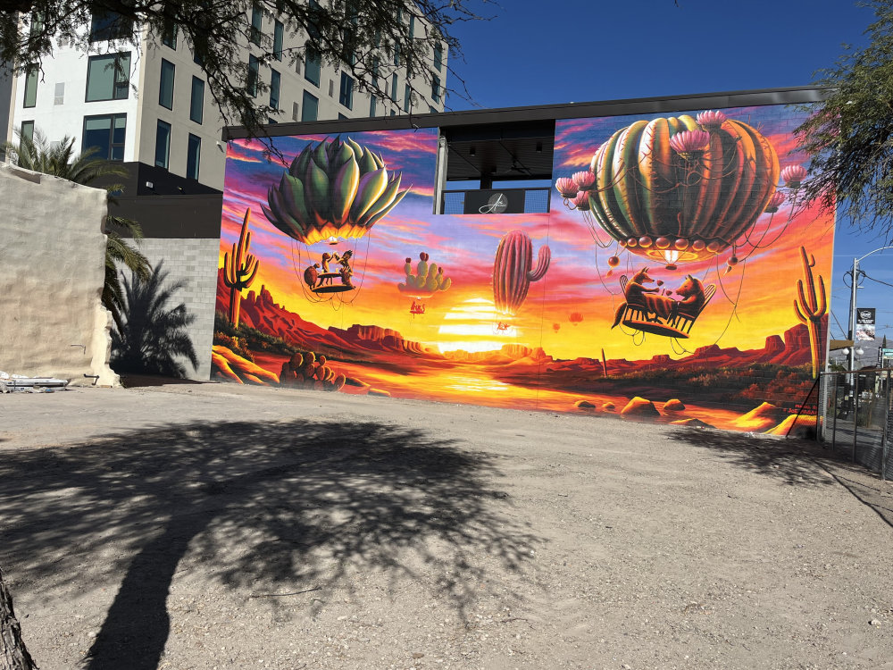 mural in Tucson by artist Joe Pagac.