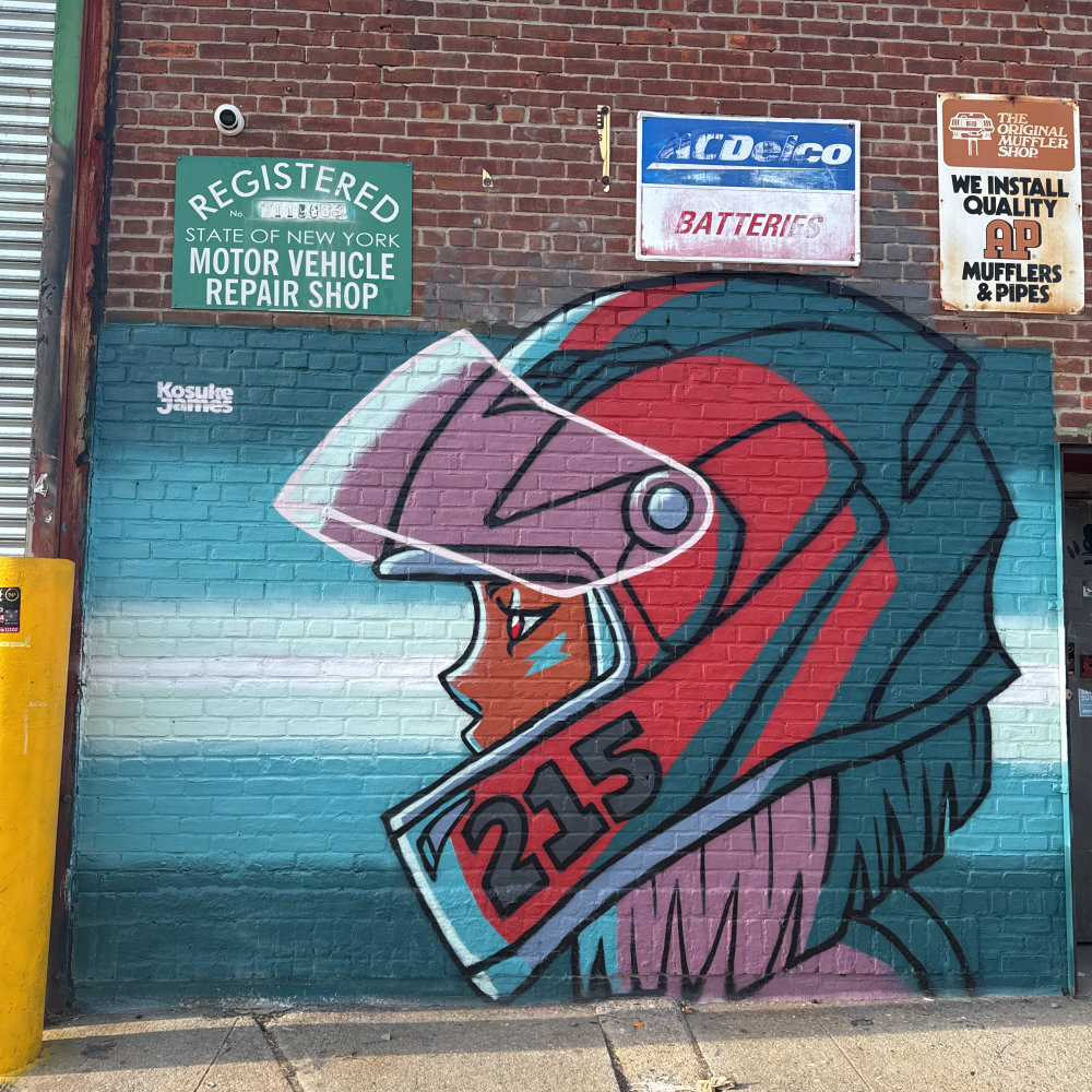 mural in Queens by artist Kosuke James.