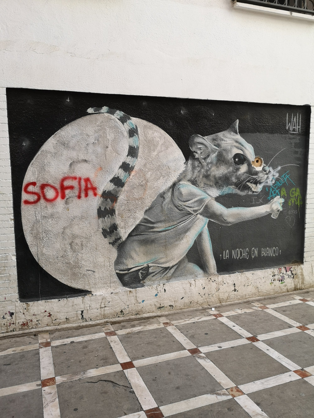 mural in Jaén by artist unknown.