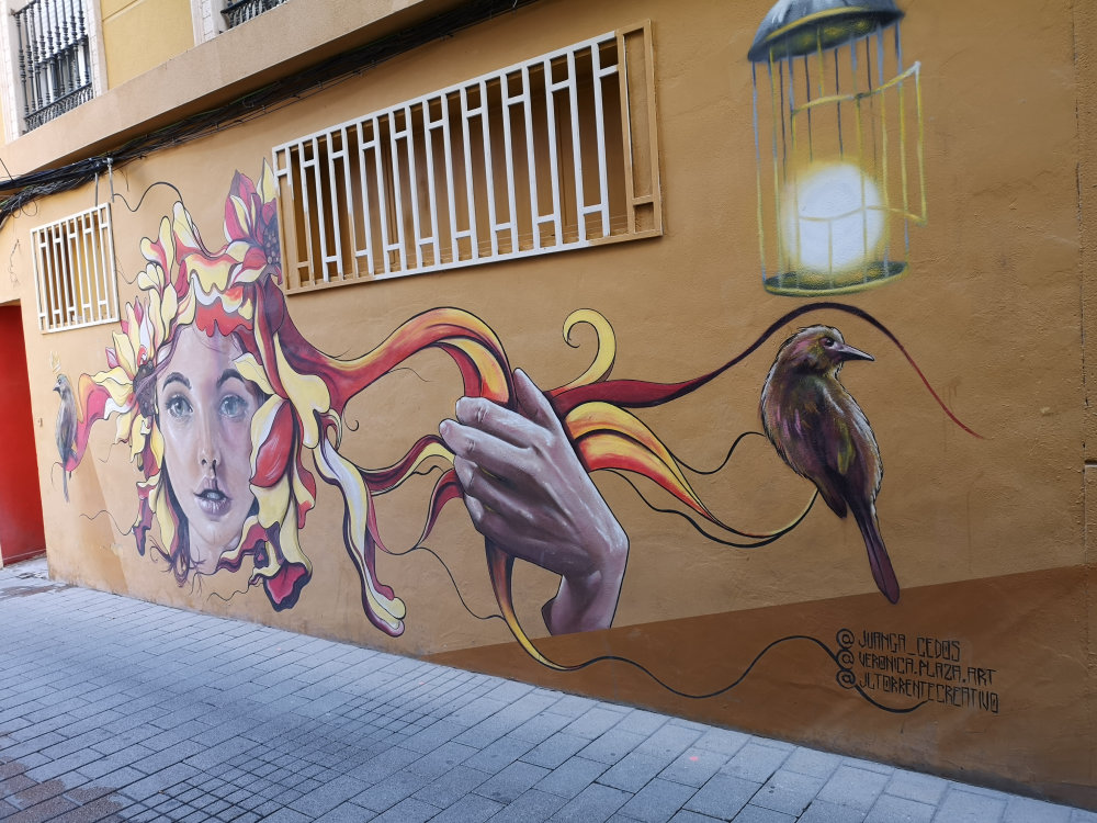 mural in Albacete by artist unknown.