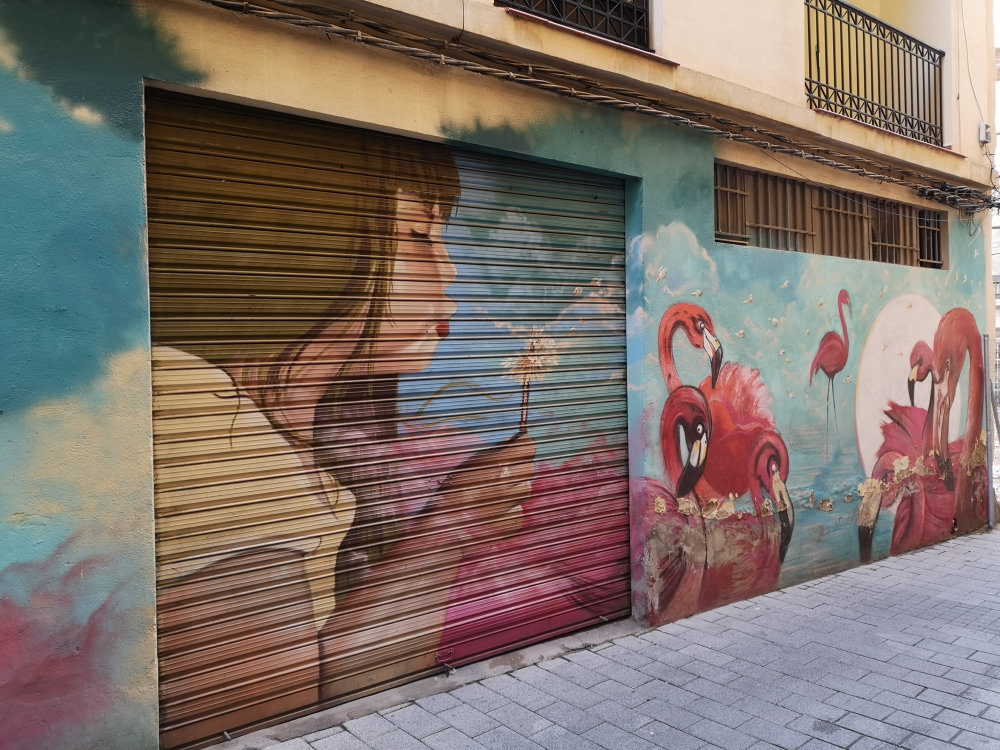 mural in Albacete by artist unknown.