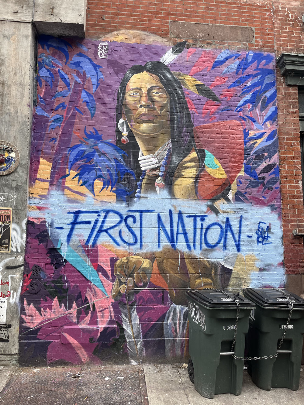 mural in New York by artist Smoe.