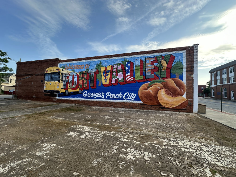 mural in Fort Valley by artist Chris Johnson.