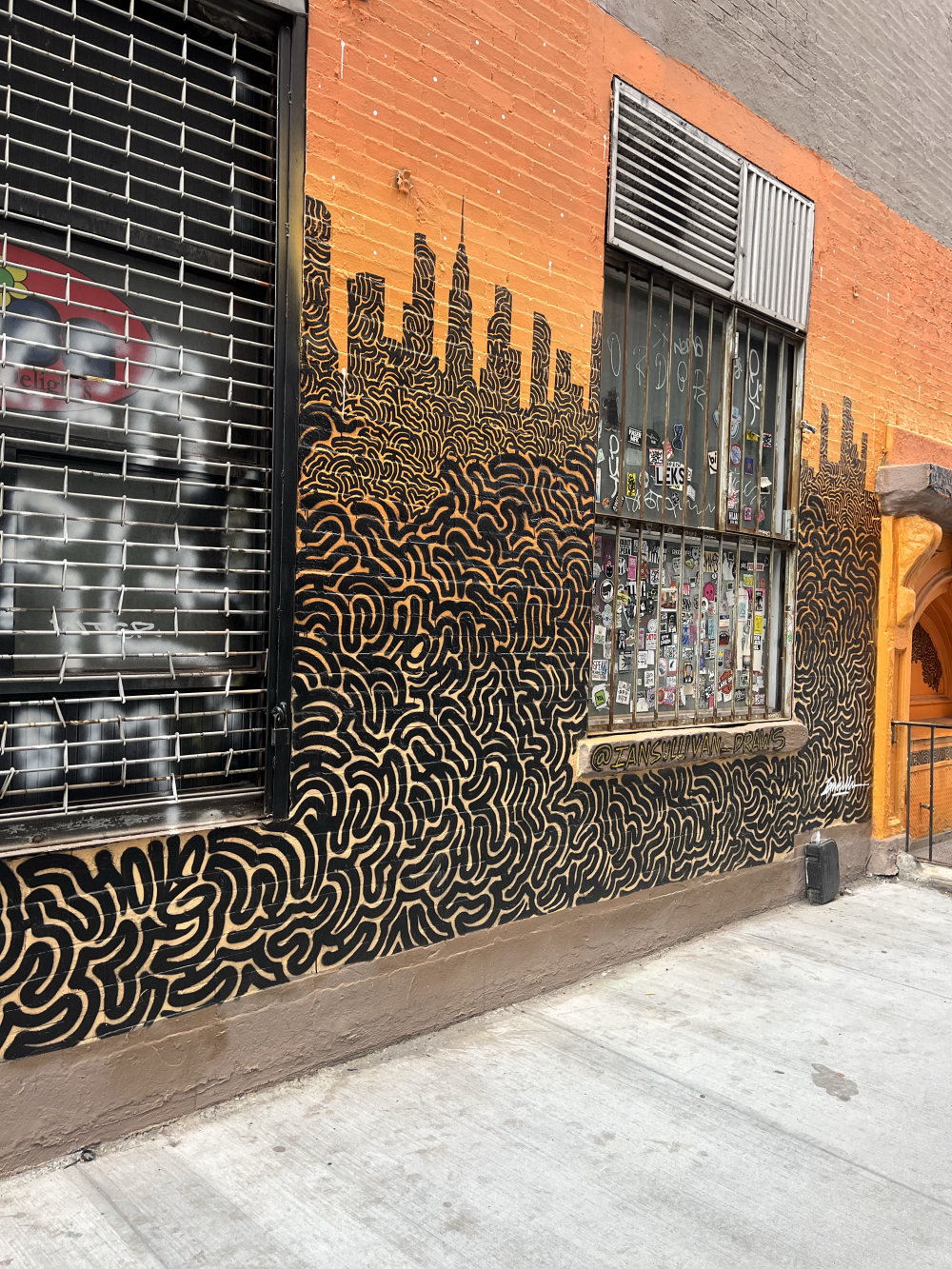 mural in New York by artist Ian Sullivan.