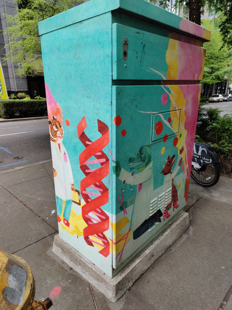 mural in Seattle by artist unknown.