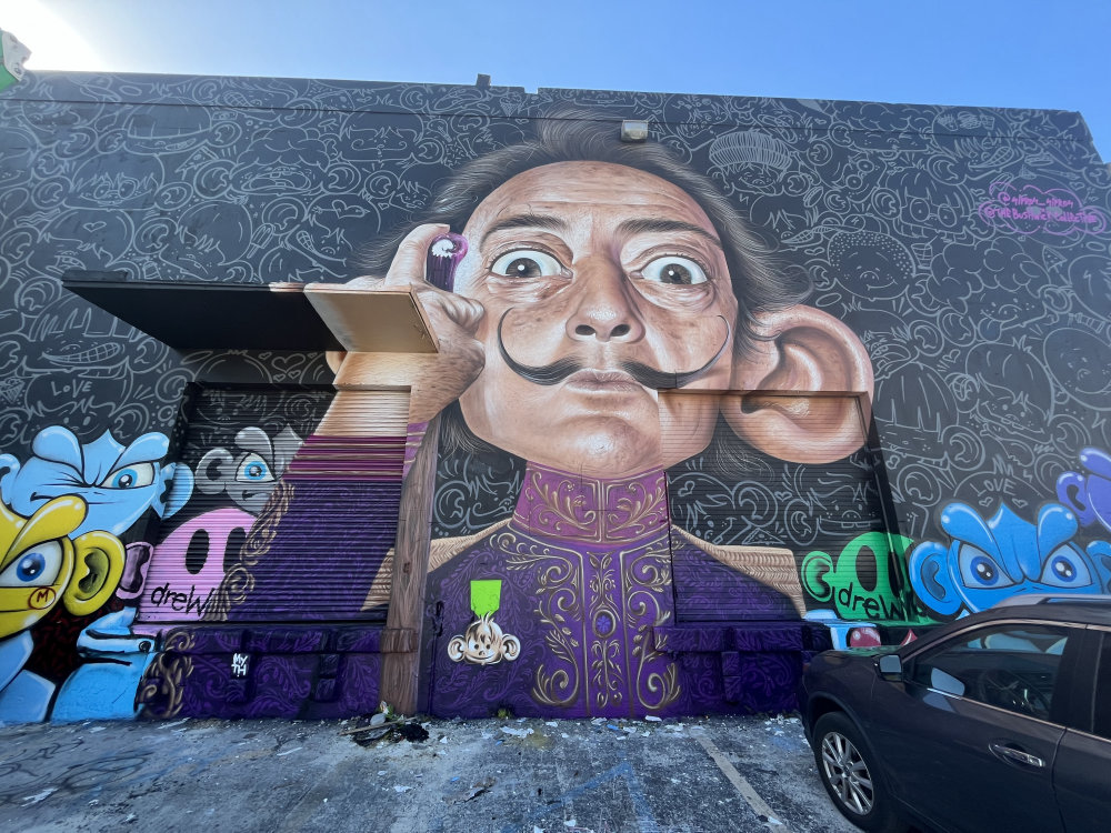 mural in Miami by artist Sipros Naberezny.