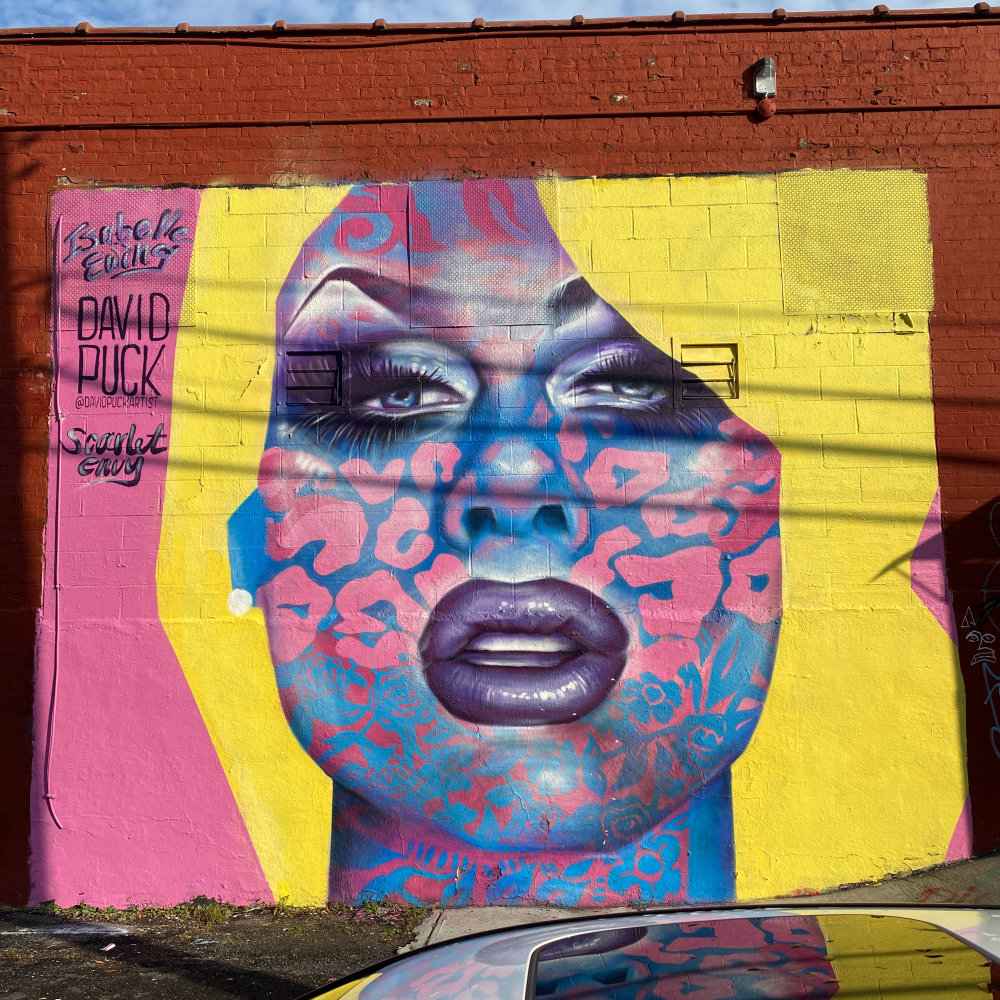 mural in Brooklyn by artist David Puck.