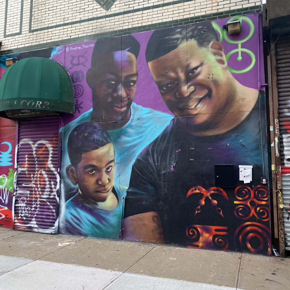 mural in Brooklyn by artist unknown.
