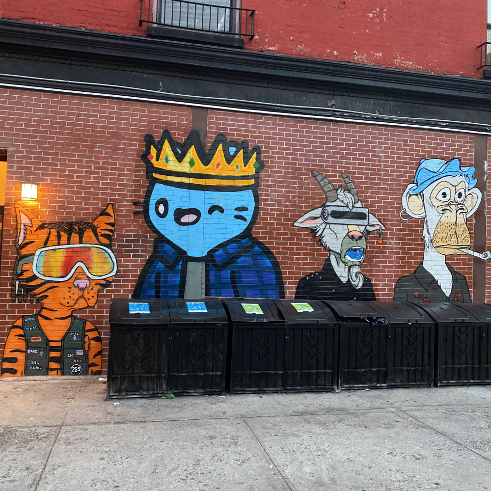 mural in Brooklyn by artist unknown.