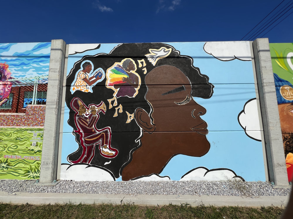 mural in Chattanooga by artist unknown.