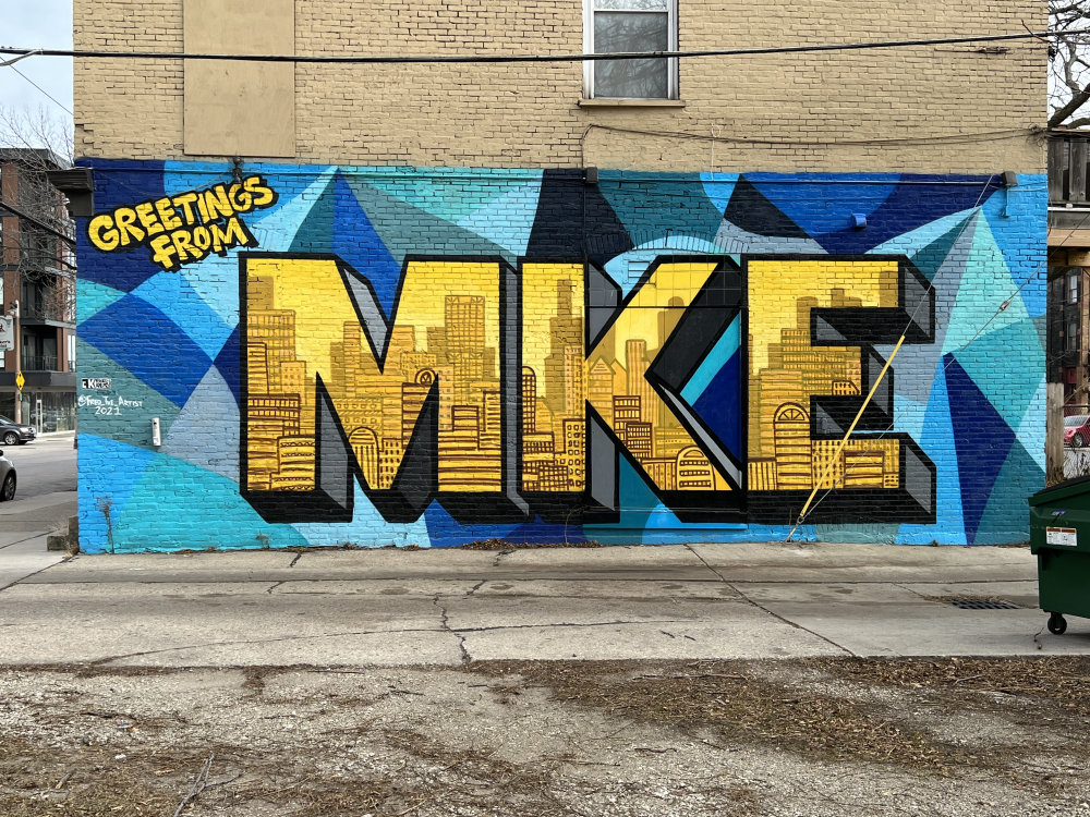 mural in Milwaukee by artist Fred Kaems.