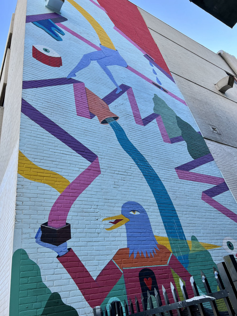 mural in Charlotte by artist Caitlin McDonagh.