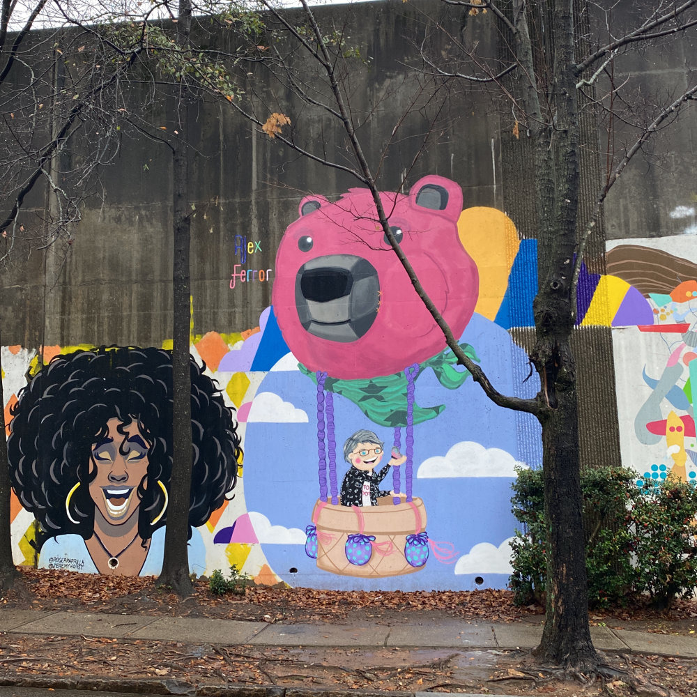 mural in Atlanta by artist Alex Ferror.