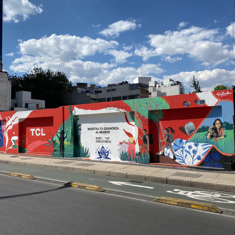 mural in Ciudad de México by artist unknown.