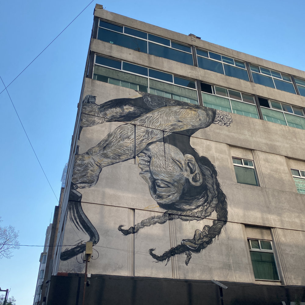 mural in Ciudad de México by artist unknown.