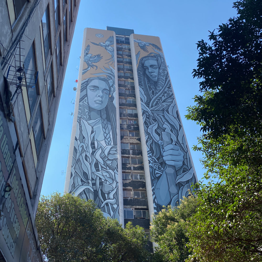 mural in Ciudad de México by artist unknown.