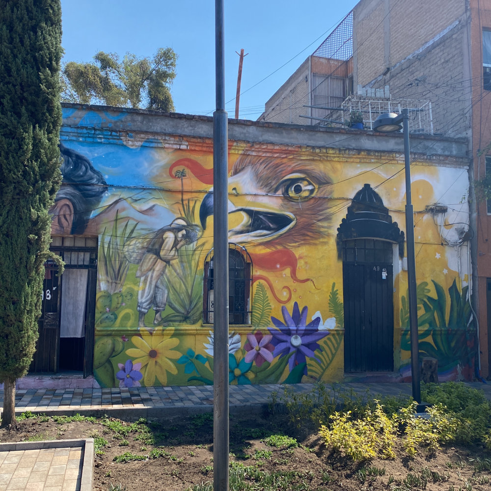 mural in Ciudad de México by artist unknown.